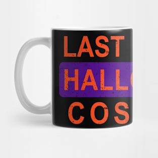 Last Minute Halloween Costume - Orange Purple Mug